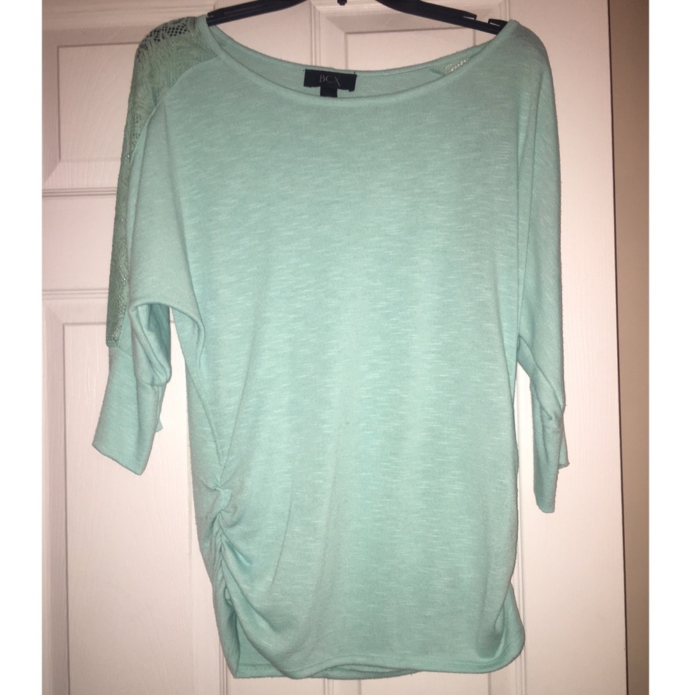 Teal cotton top